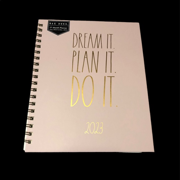 Rae Dunn Other - 🆕 Rae Dunn DREAM IT PLAN IT DO IT 2023 Planner Pink